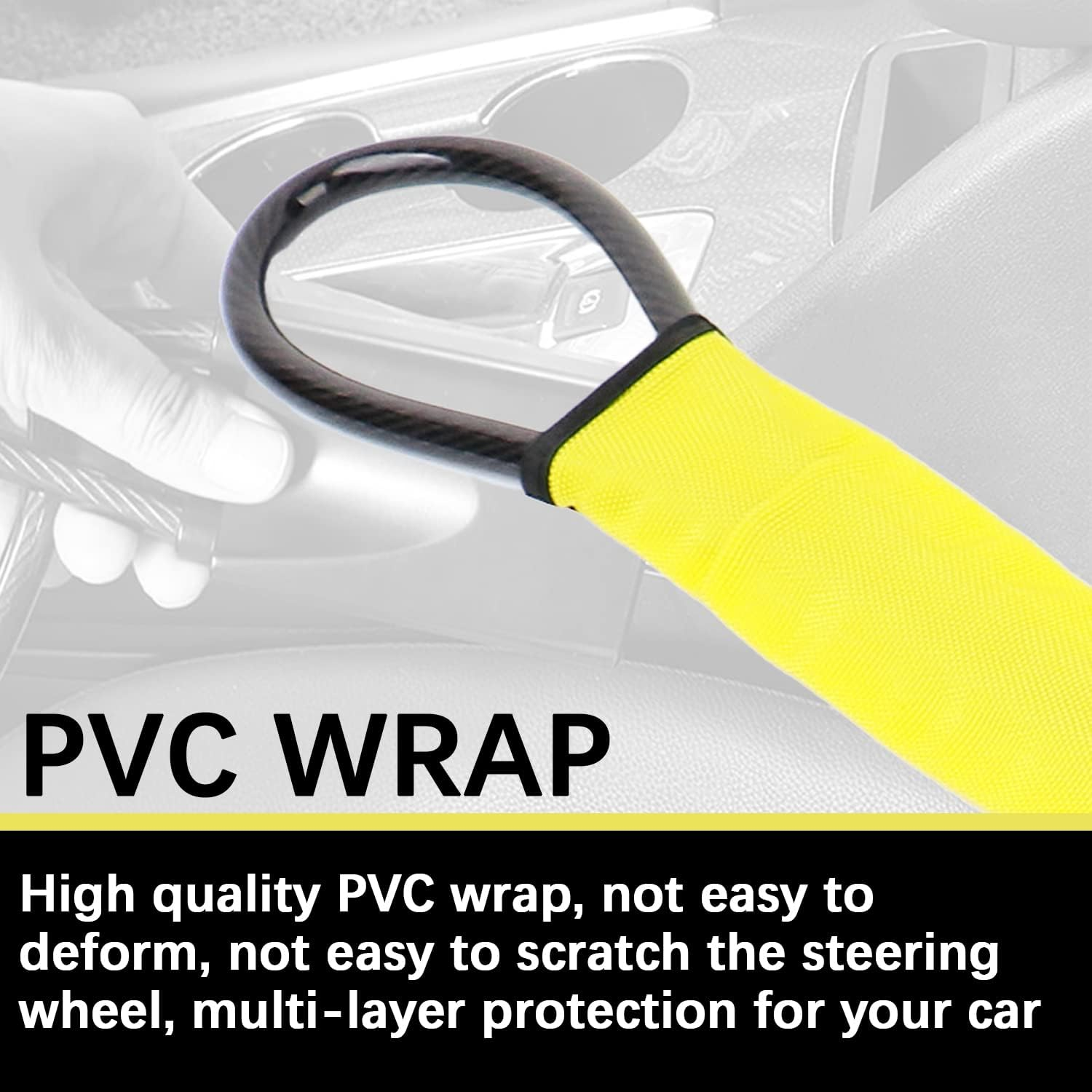 Universal Seat Belt Socket Fixed Steering Wheel Lock | Zhenzhi Brand Model ZZ0708